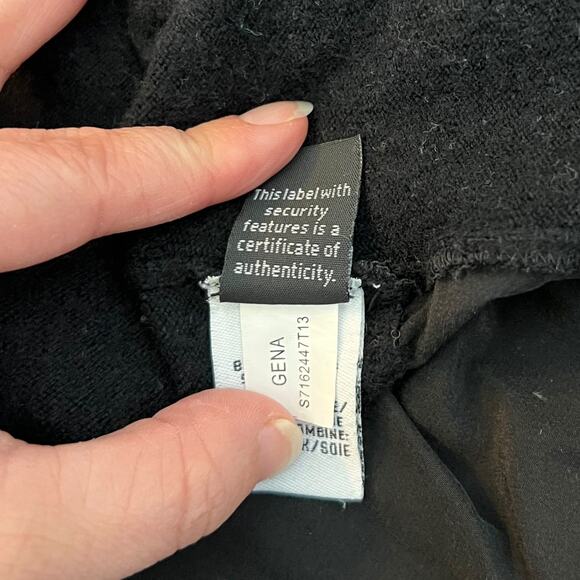 Diane Von Furstenberg Dena Cardigan | silk ruffle detail | wool cashmere sweater - Picture 6 of 7